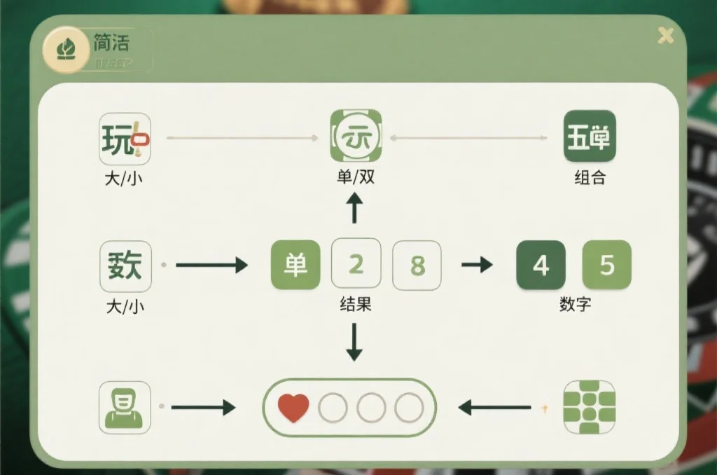 澳洲幸运8不同玩法流程示意图